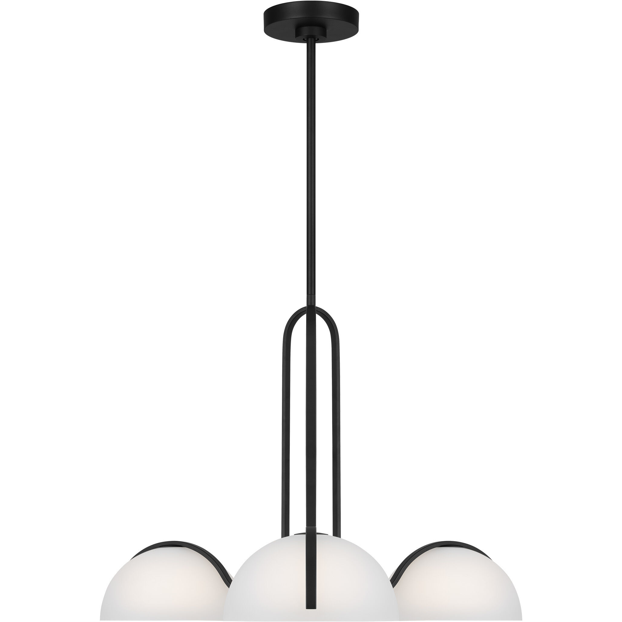 Kelly by Kelly Wearstler Nido 3 Light 26 inch Midnight Black Chandelier Ceiling Light