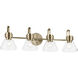 Farum 4 Light 34 inch Champagne Bronze Vanity Light Wall Light