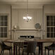 Dover 4 Light 18 inch Brushed Nickel Mini Chandelier Ceiling Light