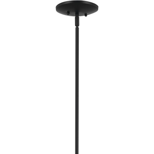 Deela LED 18.5 inch Black Oval Chandelier Ceiling Light