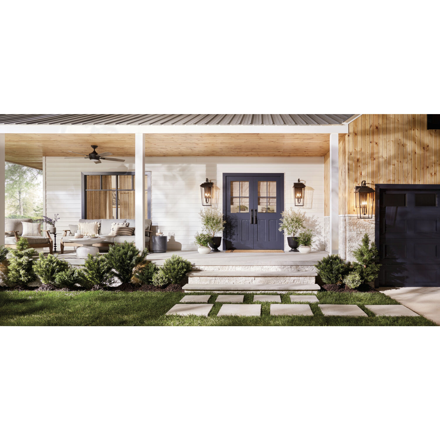 Mathus 3 Light 30.25 inch Olde Bronze Outdoor Wall, X-Large