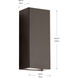 Walden LED 12 inch Architectural Bronze Outdoor Wall, Medium