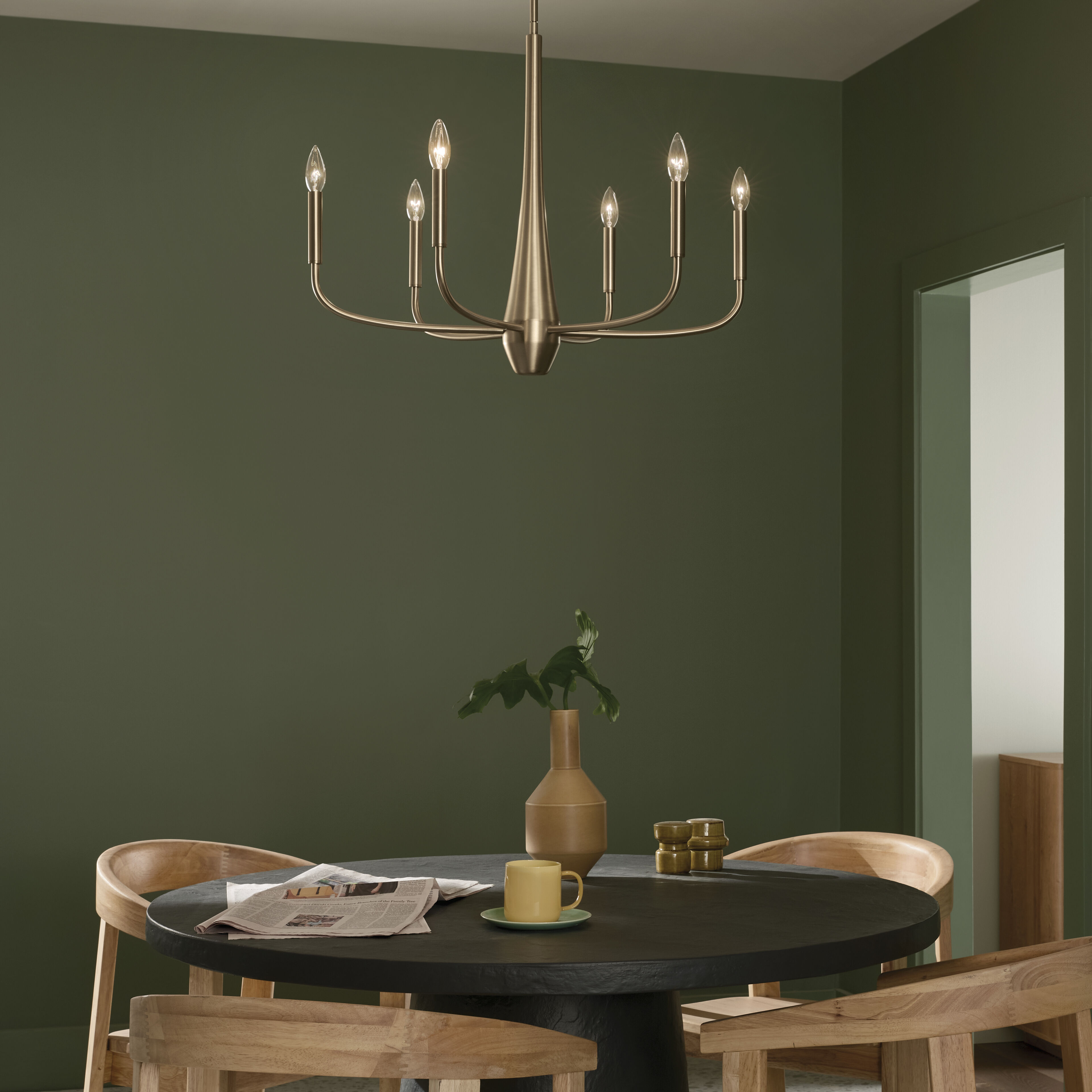 Bronze dining room light outlet