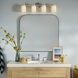 Shae 4 Light 32 inch Brushed Nickel Vanity Light Wall Light