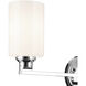 Gioe 3 Light 24.25 inch Chrome Vanity Light Wall Light