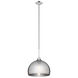 Tabot 1 Light 15 inch Chrome Pendant Ceiling Light