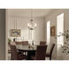 Homestead Vetivene 3 Light 20 inch Classic Pewter Mini Chandelier Ceiling Light, Vetivene