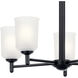 Shailene 5 Light 23.75 inch Black Chandelier Ceiling Light, Medium