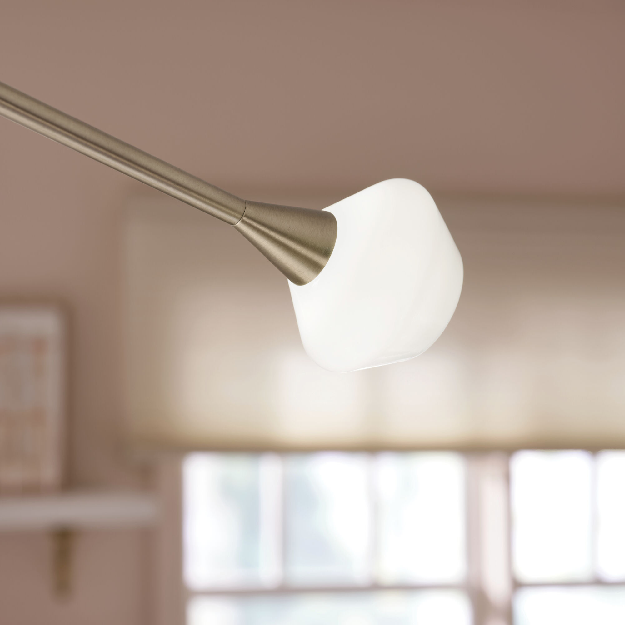 Cassius 8 Light 26.5 inch Champagne Bronze Chandelier Ceiling Light, Convertible