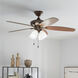 Renew Premier 52 inch Oil Brushed Bronze with Walnut Blades Ceiling Fan
