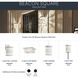 Beacon Square 1 Light 12 inch White Outdoor Wall, Small