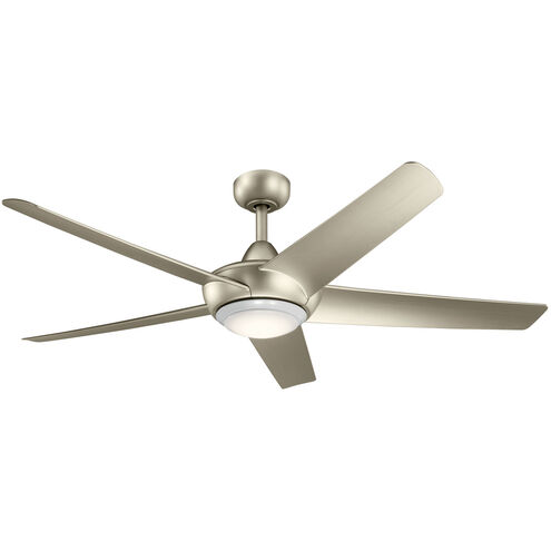 Kapono 52 inch Brushed Nickel Ceiling Fan