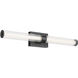 Laurene LED 31 inch Black Linear Bath Bar Wall Light, Large