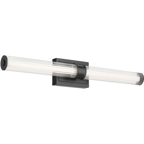 Laurene LED 31 inch Black Linear Bath Bar Wall Light, Large