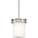 Hendrik 1 Light 5.25 inch Brushed Nickel Mini Pendant Ceiling Light