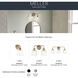 Meller 2 Light 15.25 inch Champagne Bronze Bath Vanity Light Wall Light