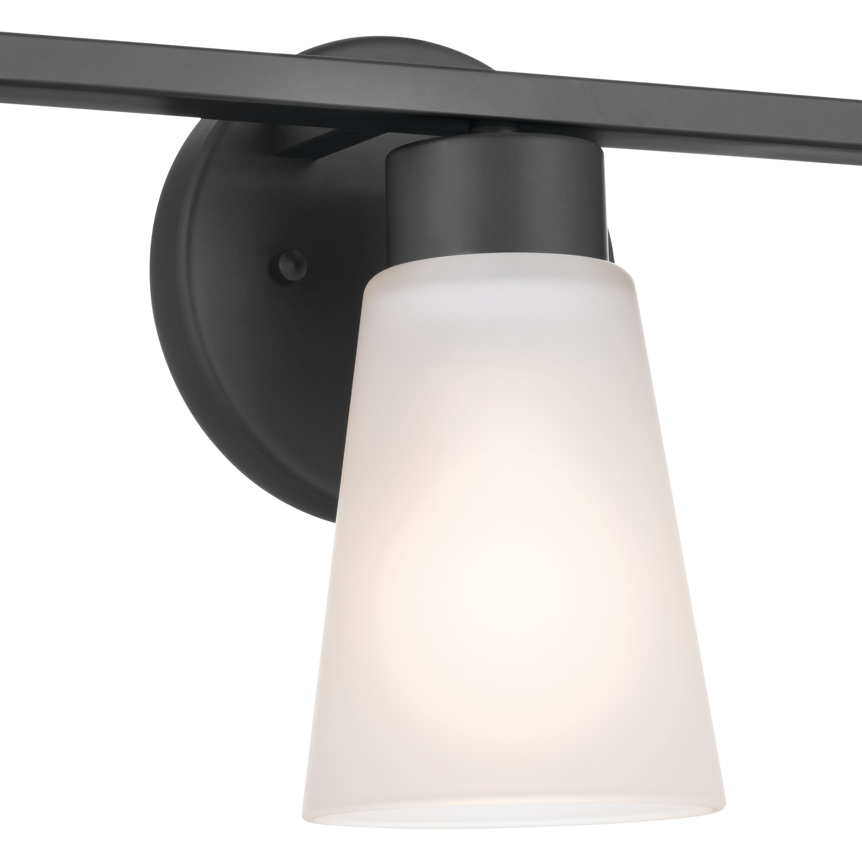 Stamos 3 Light 22 inch Black Bath Vanity Light Wall Light, 3 Arm