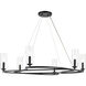 Harpin 6 Light Black Chandelier Ceiling Light