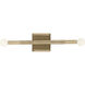 Odensa LED Champagne Bronze Wall Sconce Wall Light in Brushed Gold and Champagne Bronze