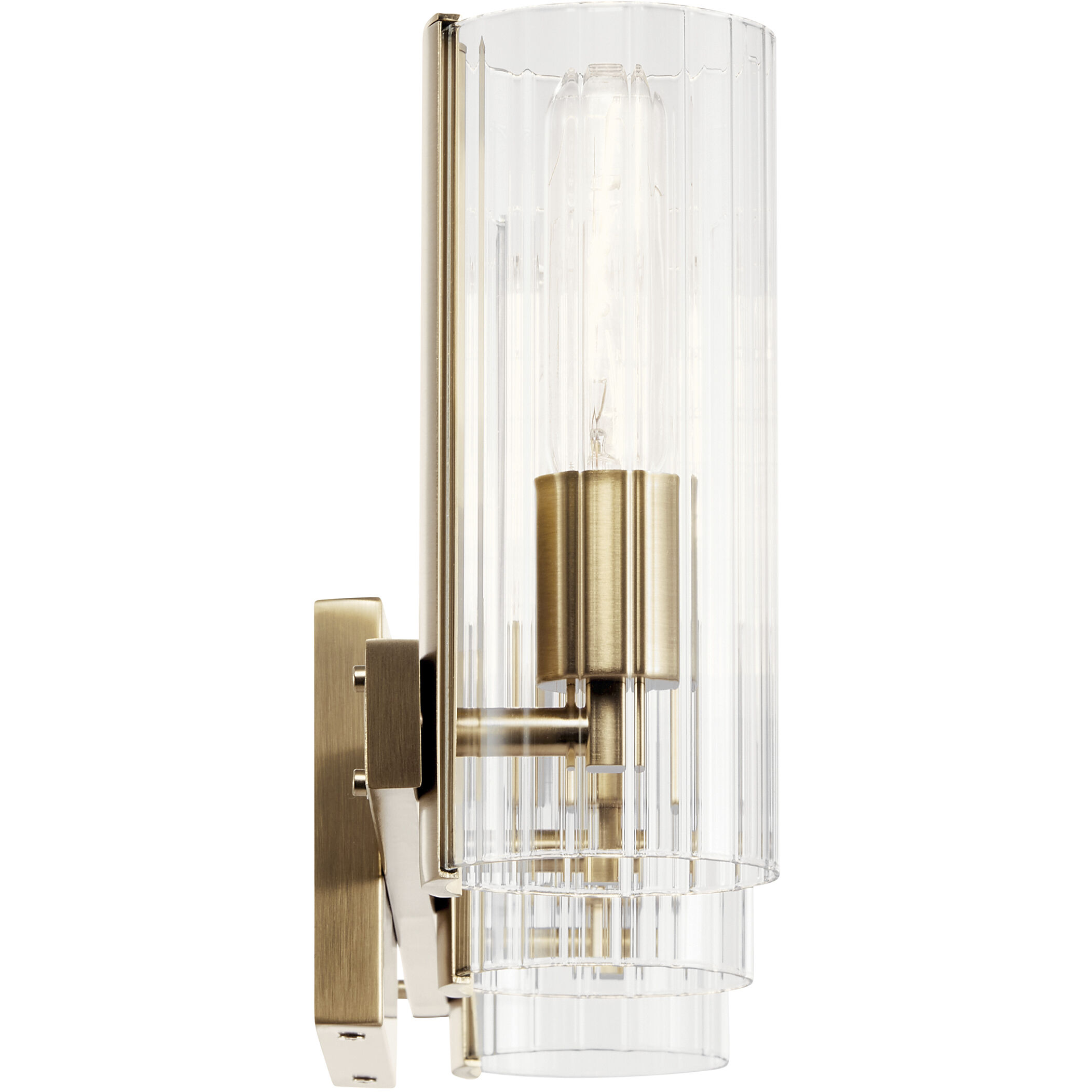 Jemsa 3 Light 22.75 inch Champagne Bronze Bath Bracket Wall Light, 3 Arm