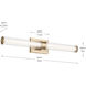 Laurene LED 31 inch Champagne Bronze Linear Bath Bar Wall Light, Large