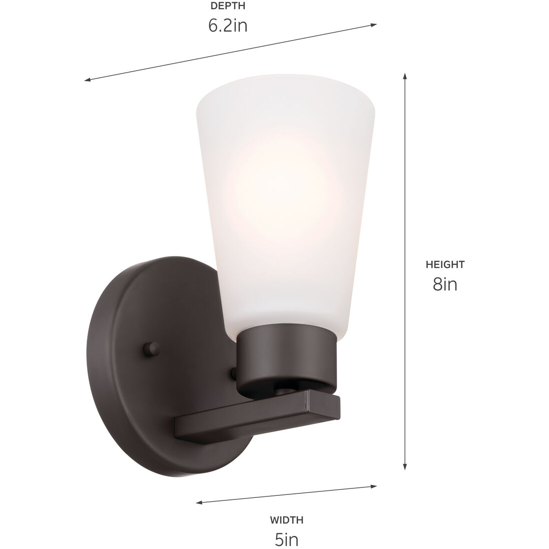 Stamos 1 Light 5 inch Olde Bronze Wall Sconce Wall Light