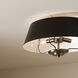 Luella 3 Light 16 inch Black Pendant Ceiling Light