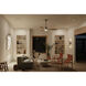 Ridley 60 inch Brushed Stainless Steel with Medium Oak Blades Ceiling Fan