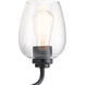 Valserrano 1 Light 5 inch Black Wall Bracket Wall Light