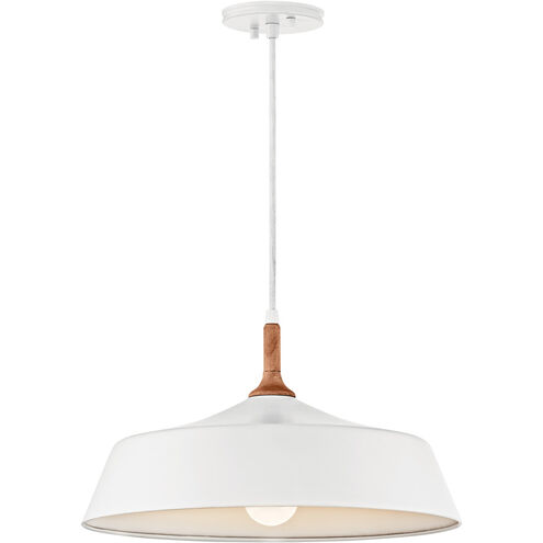 Danika 1 Light 16 inch White Pendant Ceiling Light