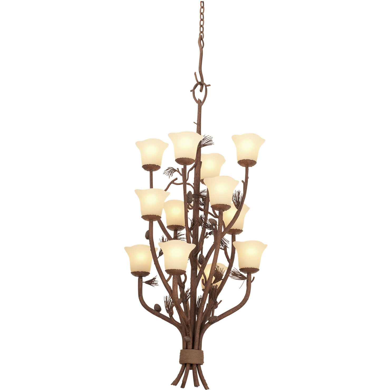 Ponderosa 12 Light 22.00 inch Foyer Pendant