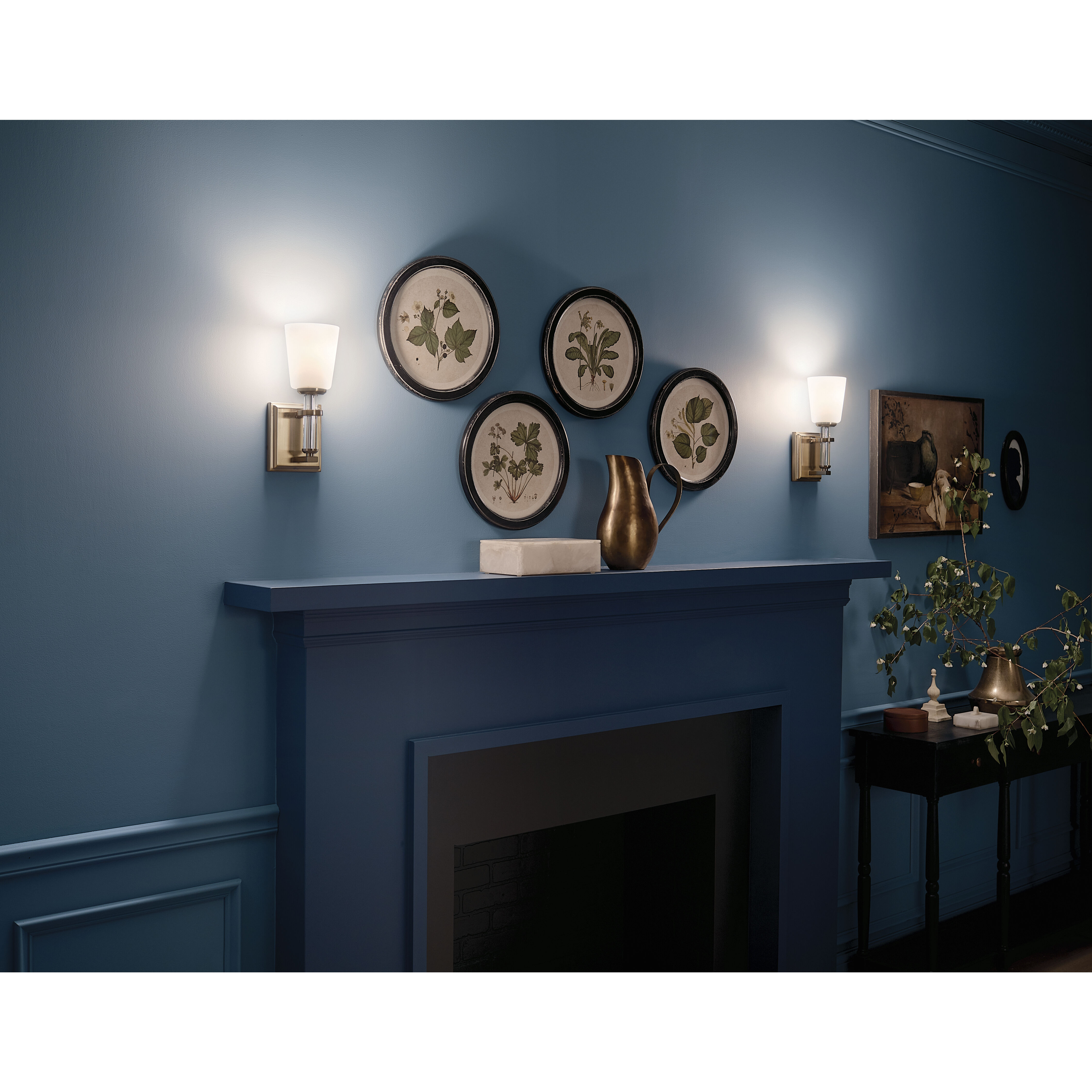 Rosalind 1 Light 5 inch Brushed Natural Brass Wall Sconce Wall Light