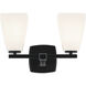 Marant 2 Light 14.25 inch Black Vanity Light Wall Light