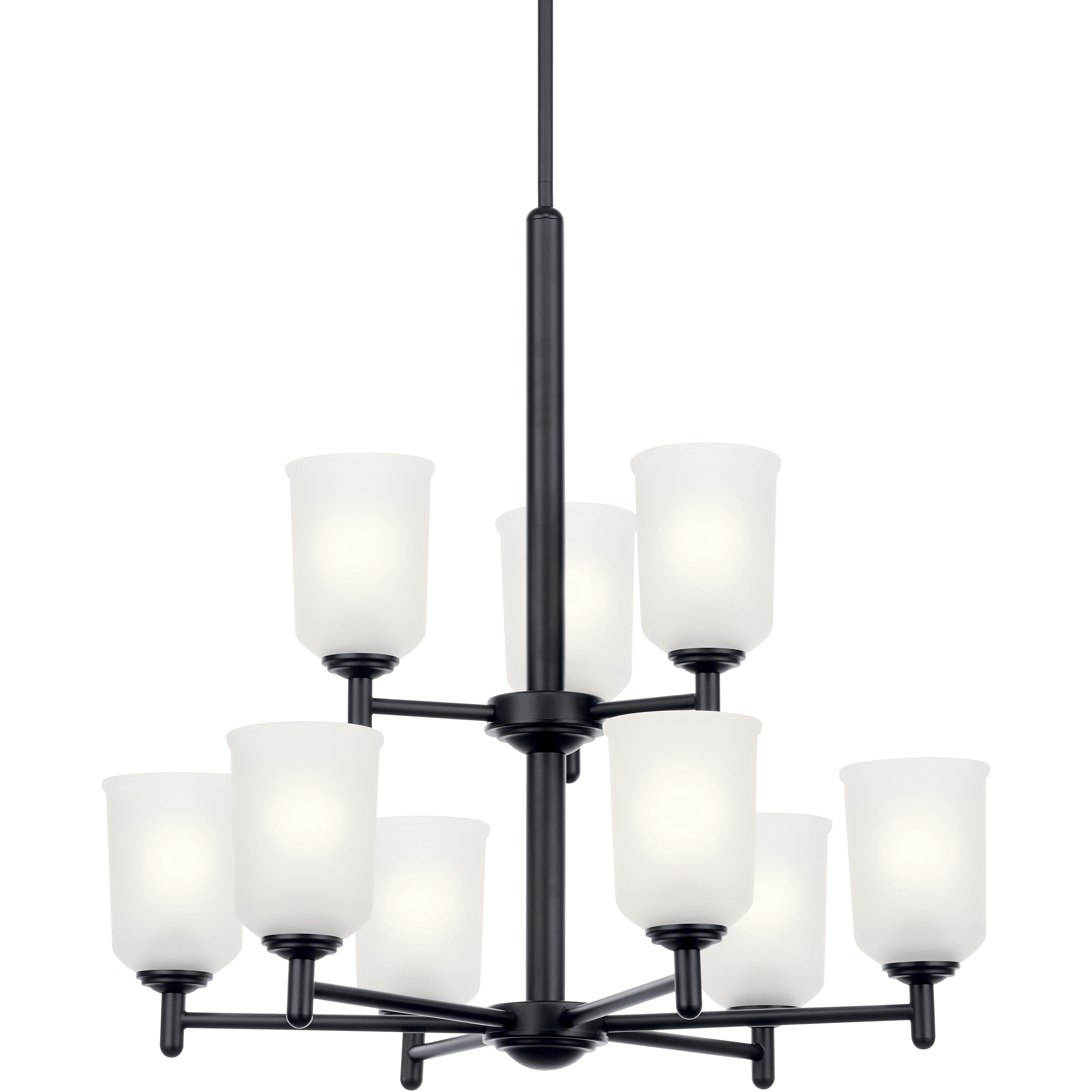 Shailene 9 Light 26.5 inch Black Chandelier Ceiling Light
