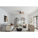 Renew Es 52 inch Oil Brushed Bronze with Walnut Blades Ceiling Fan