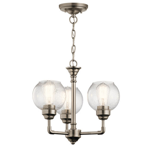 Niles 3 Light 16 inch Antique Pewter Chandelier/Semi Flush Ceiling Light