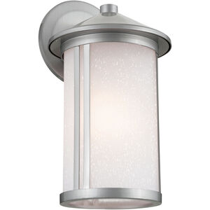 Lombard 1 Light 16.5 inch Brushed Aluminum Outdoor Wall Sconce, Large