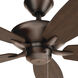 Renew Es 52 inch Oil Brushed Bronze with Walnut Blades Ceiling Fan