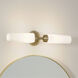 Truby 2 Light 20.75 inch Champagne Bronze Bath Vanity Light Wall Light