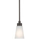 Erma 1 Light Olde Bronze Mini Pendant Ceiling Light
