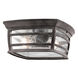 Wiscombe Park 2 Light 12 inch Weathered Zinc Outdoor Flush & Semi Flush Mt