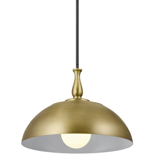 Homestead Fira 1 Light 18 inch Natural Brass Pendant Ceiling Light, Fira