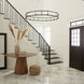 Rosalind 10 Light 50 inch Black Chandelier Ceiling Light