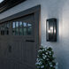 Lundon 3 Light 22 inch Black Outdoor Wall Light