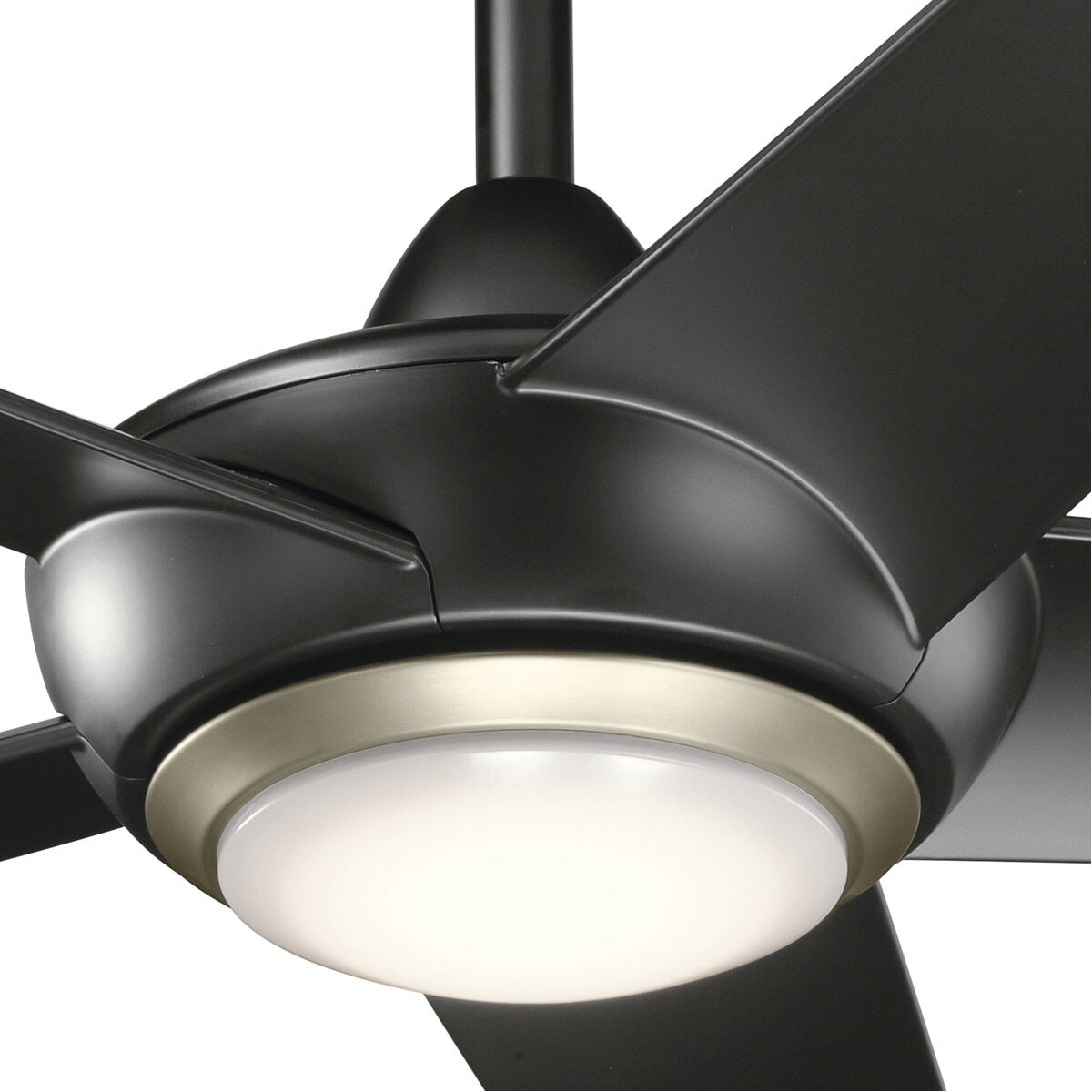 Kapono 52 inch Satin Black Ceiling Fan