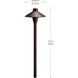 Independence 12 20.00 watt Textured Architectural Bronze Landscape 12V Path & Spread