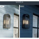 Marea 2 Light 25 inch Textured Black Outdoor Wall Light