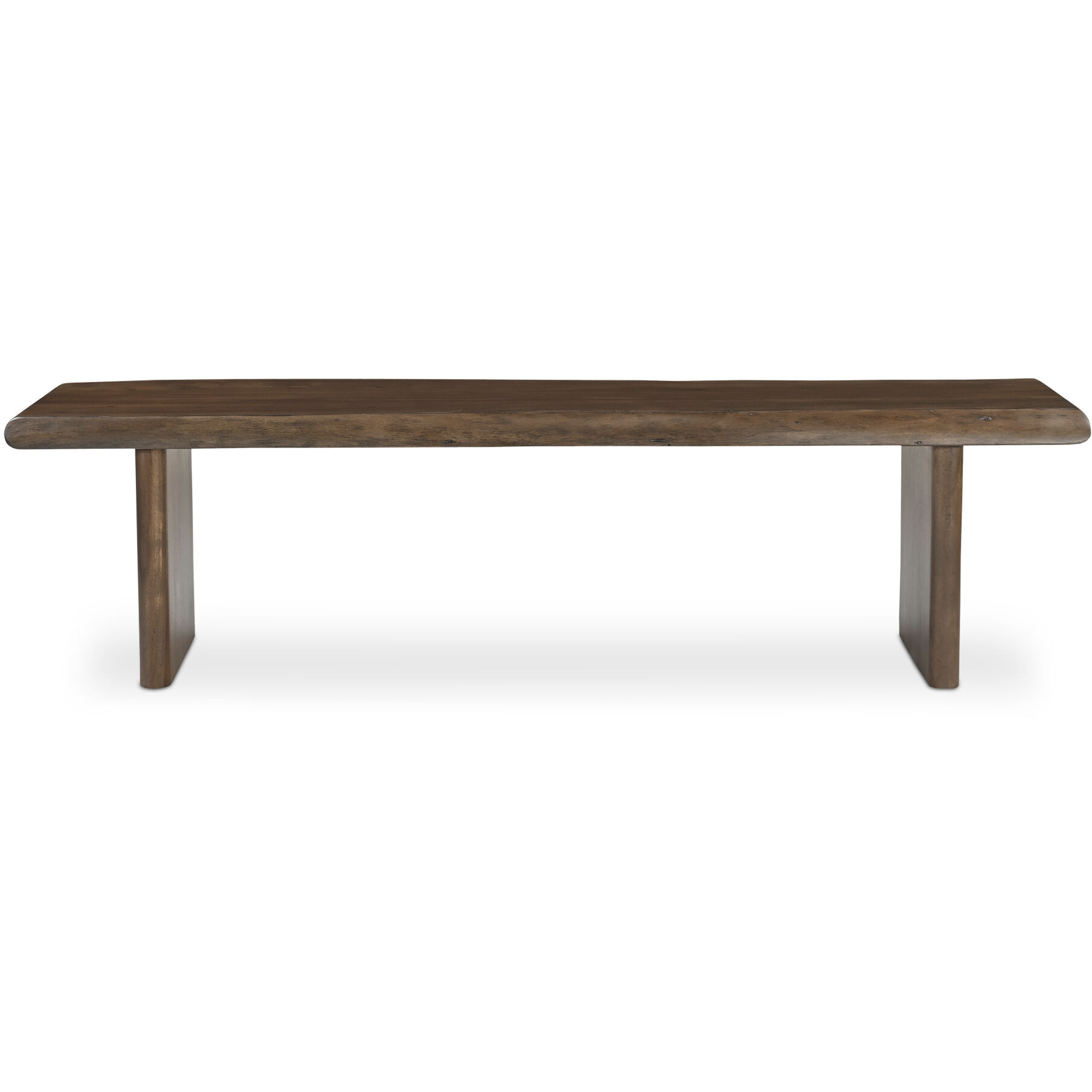 Lila Brown Dining Bench, Large