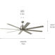 Breda 75 inch Brushed Nickel Ceiling Fan