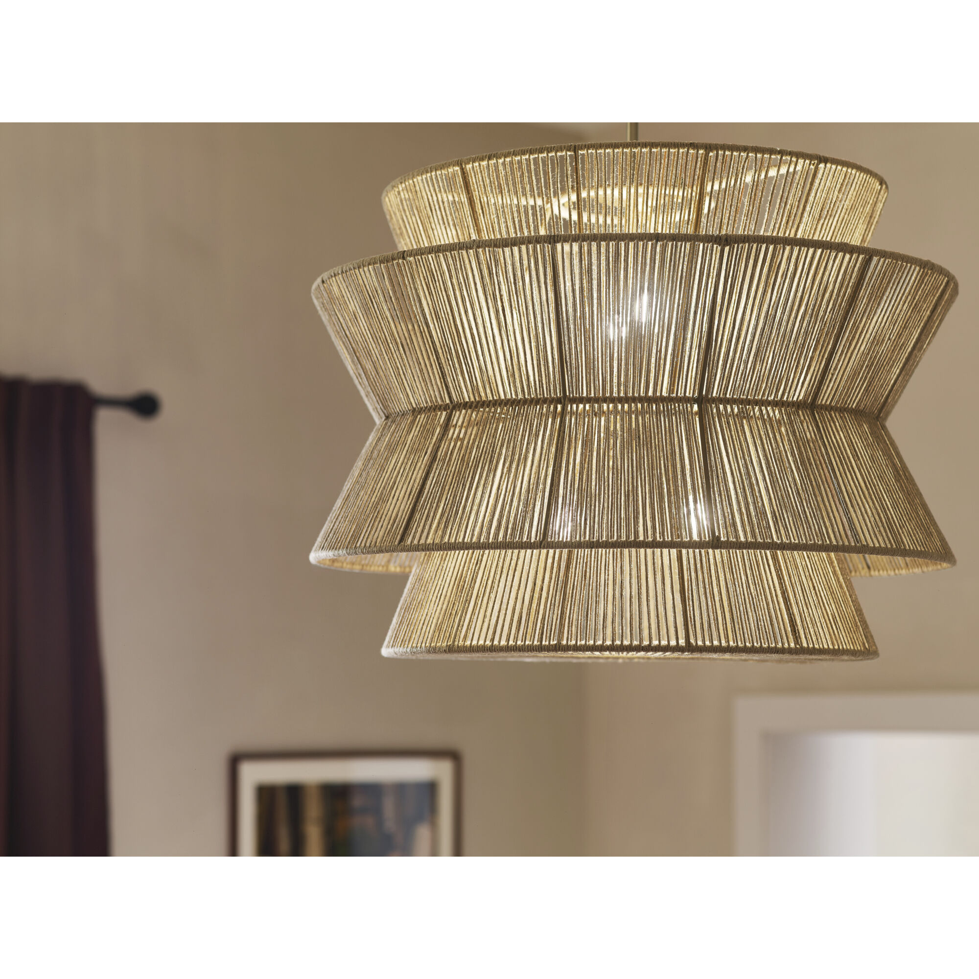 Ophira 4 Light Champagne Bronze Pendant Ceiling Light